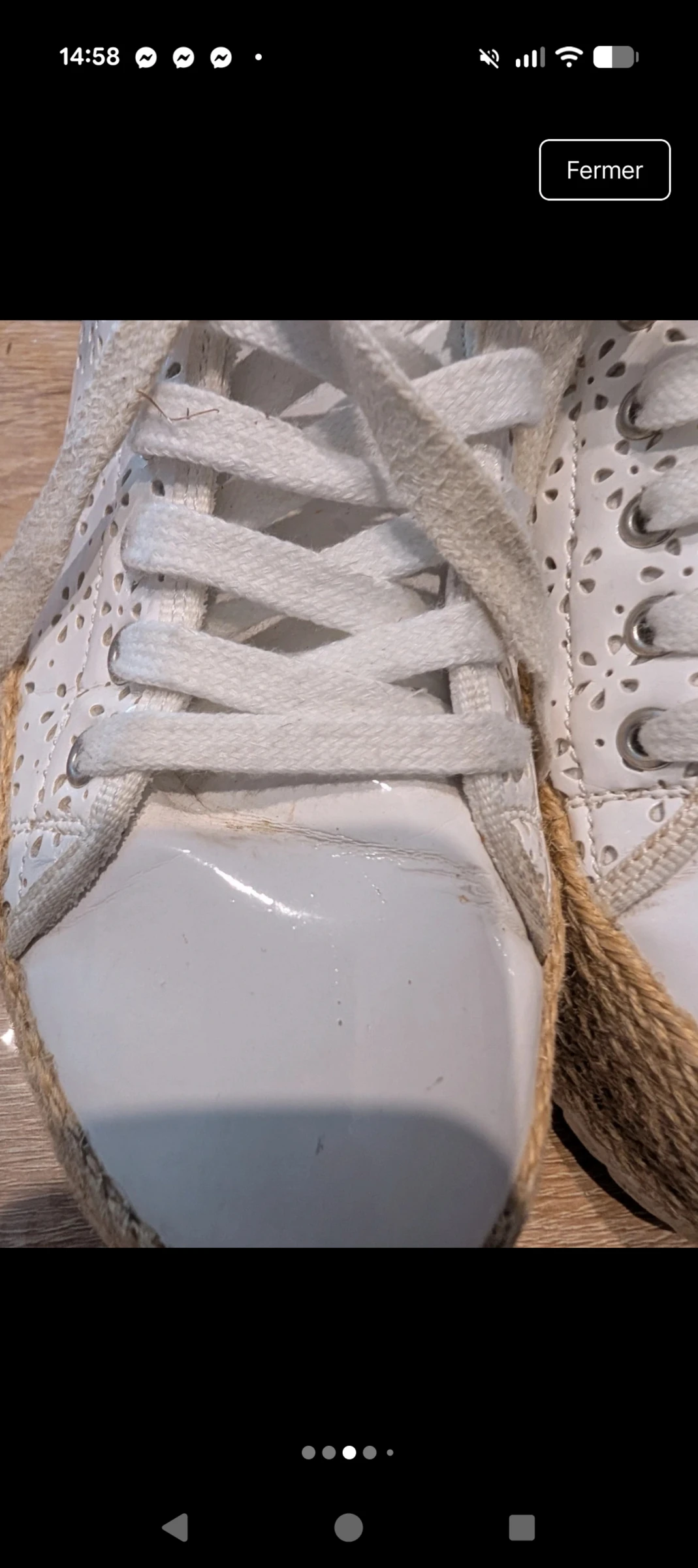 Sublimes baskets compensées de la marque GUESS.taille 37 – photo 3